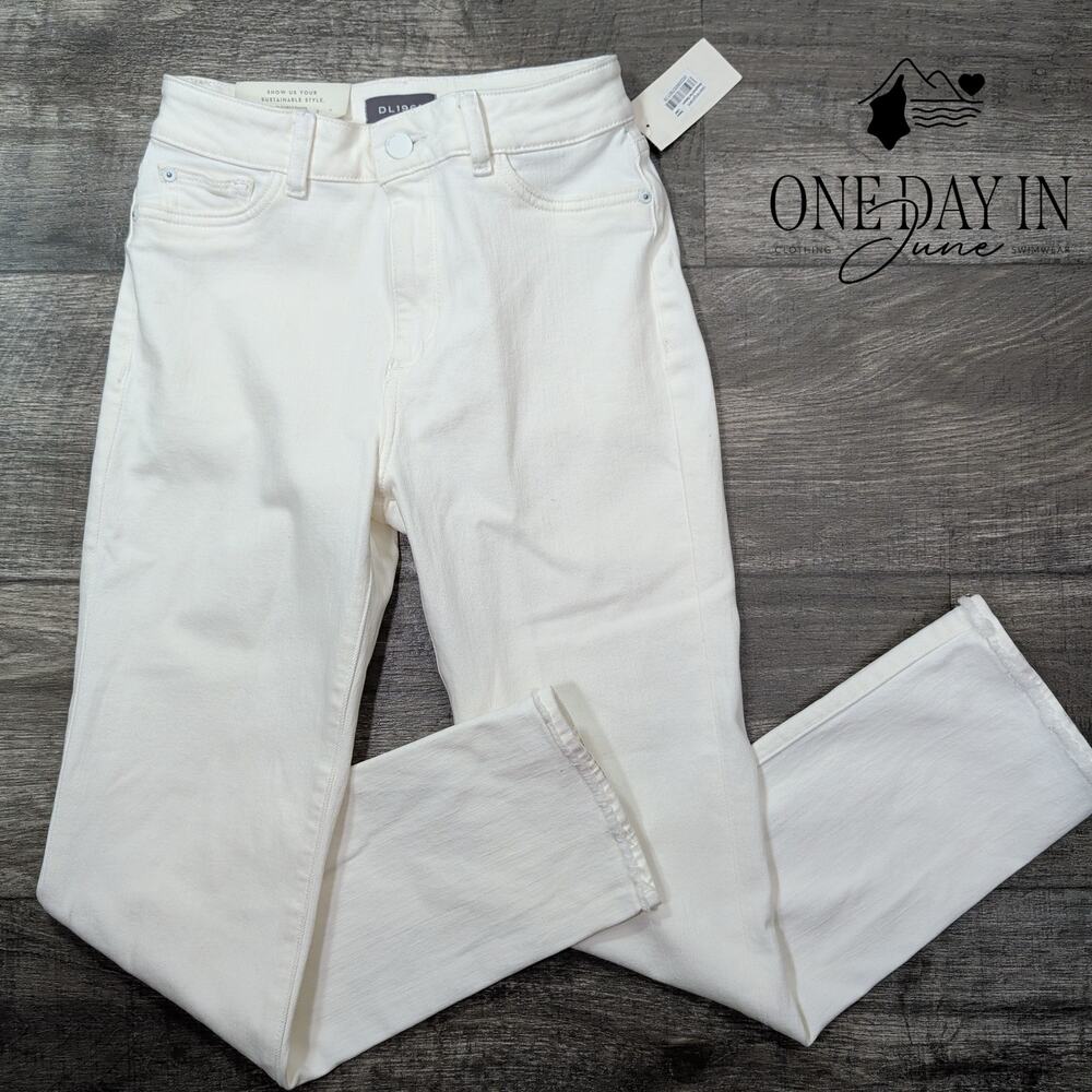 DL1961 Mara Ankle Jeans Oakley White Mid Rise Instasculpt Straight NWT Size 2